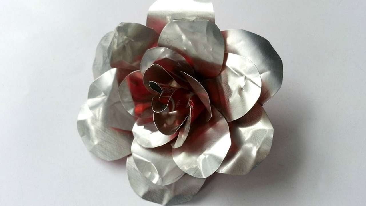 How To Create Recycled Metal Rose - DIY Crafts Tutorial - Guidecentral