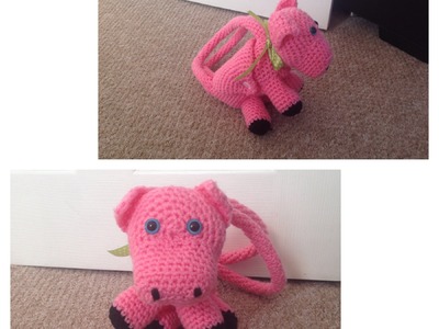 How to crochet piggy purse
