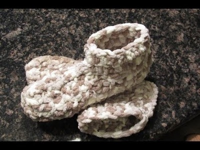 How To Crochet Simple Winter Booties