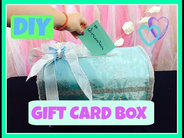 How to make a gift card box? (DIY-Tutorial for quinceaneras & weddings)