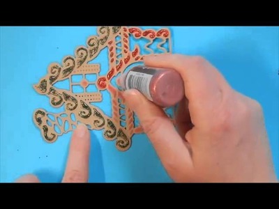 How to Make a Gingerbread House Scrapbook Layout with Spellbinders