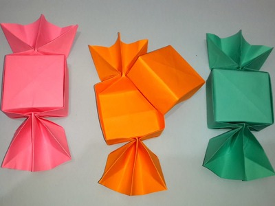 How to make a paper Sugar Box - Origami tutorial