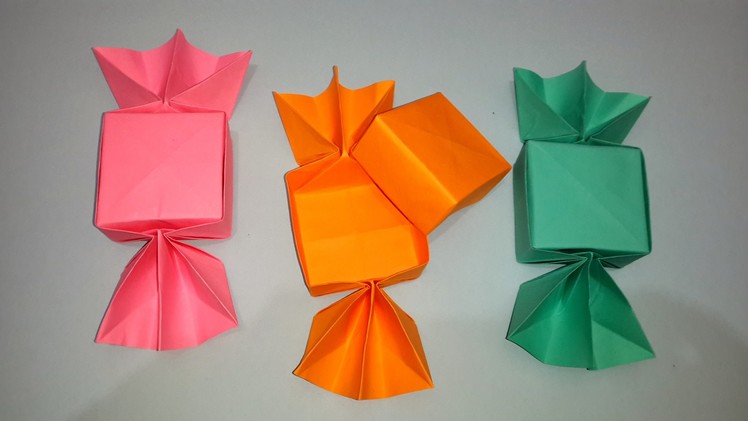 How to make a paper Sugar Box - Origami tutorial