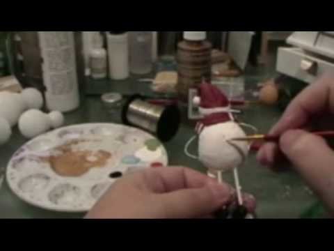 How To Make A Paperclay Snowman Part 5