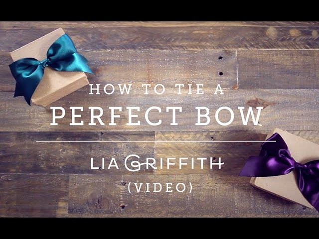 How to Tie a Perfect Bow (version 2)
