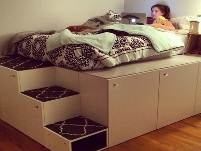 IKEA Hack Platform Bed DIY