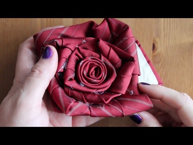 Kristen's DIY Necktie Rose | DIY Gift Idea