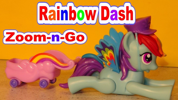 My Little Pony Zoom n Go Rainbow Dash with Zoom and Go Pinkie Pie