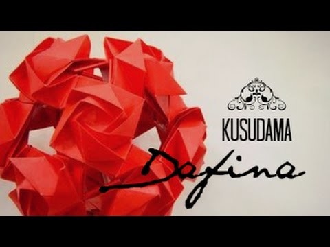 Origami ball. Kusudama Dafina (Andrei Dumitriu)