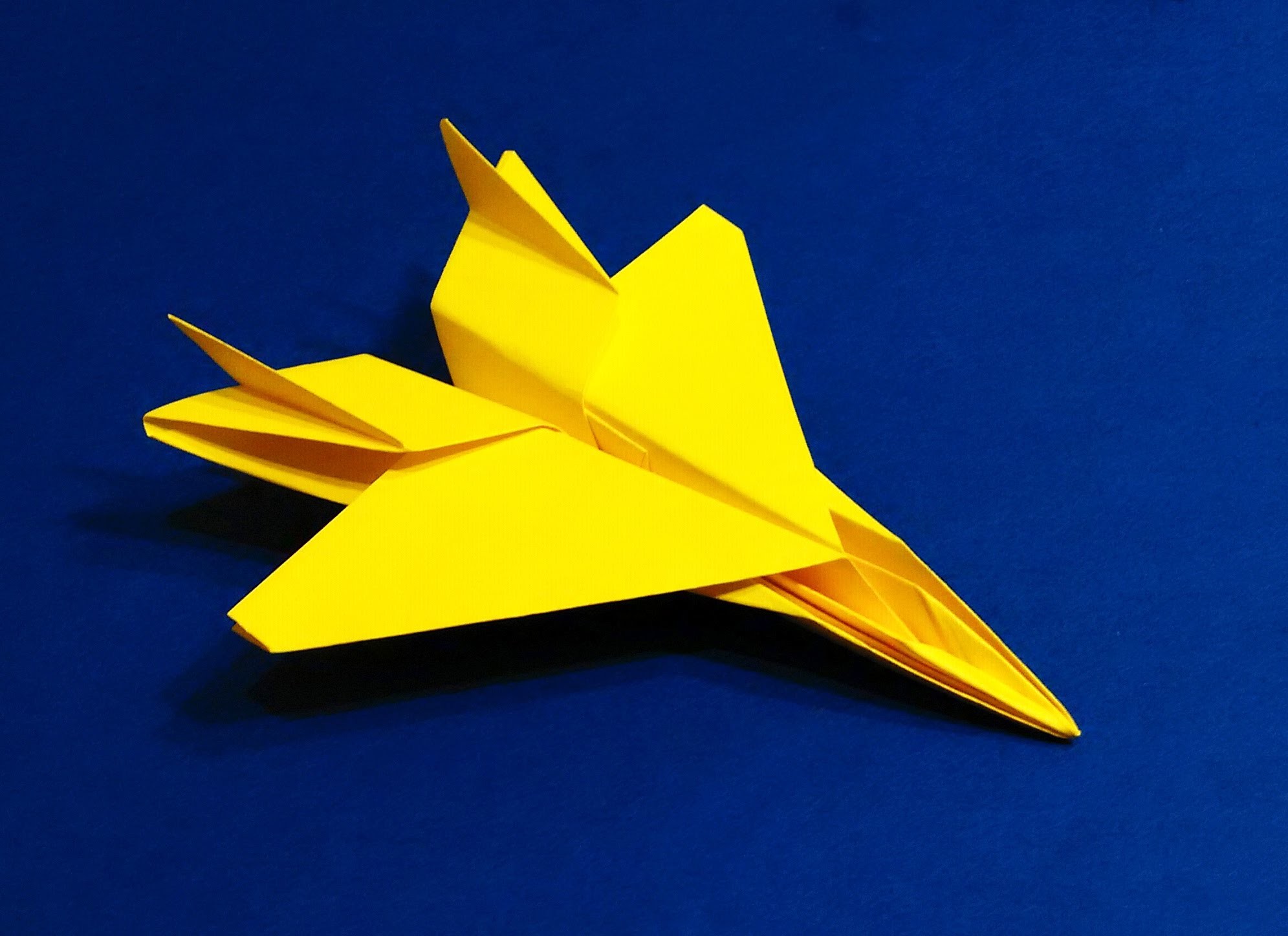 Origami F 15 Eagle Easy Tutorial Paper Plane F15 Flying Model Paper 