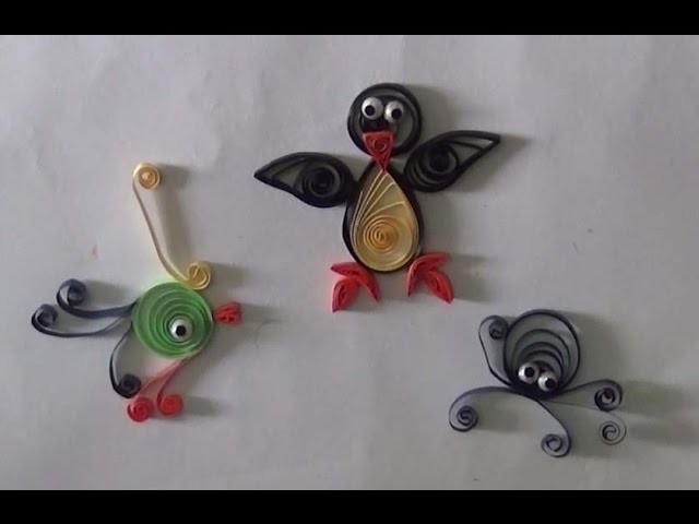 Paper quilling : animals