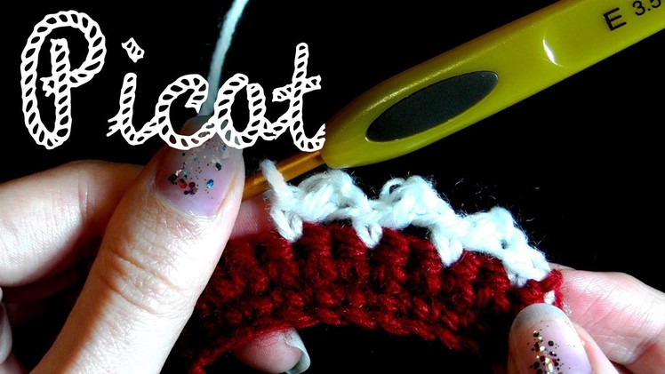 Picot crochet tutorial