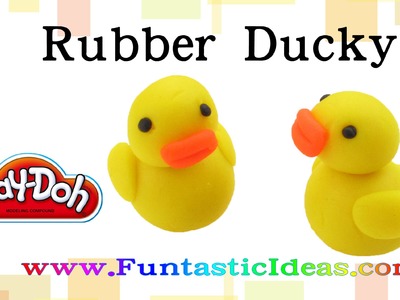 Play doh Rubber Ducky - How to tutorial with playdough