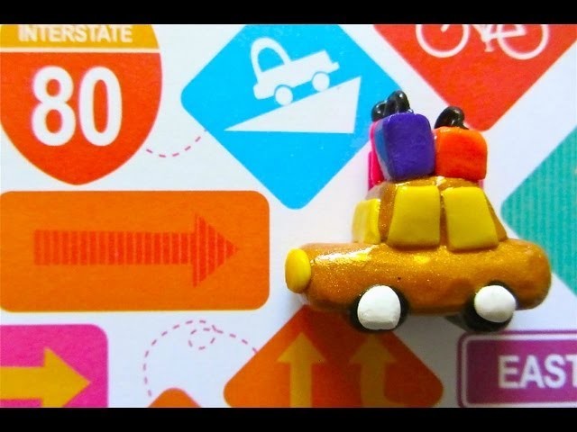 Polymer Clay Road Trip Car Tutorial