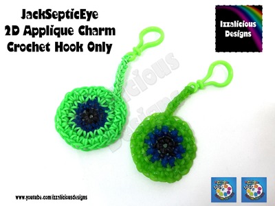 Rainbow Loom | JackSepticEye 2D Applique Charm | Hook only design