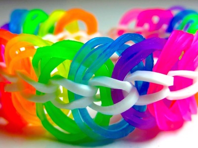 Triple Link Chain Rainbow Loom Bracelet without Loom