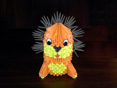 3D origami lion tutorial