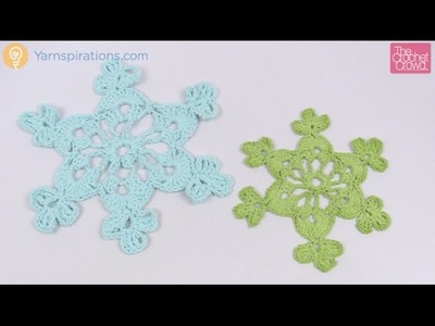 Crochet Twinkling Snowflake #2 Tutorial