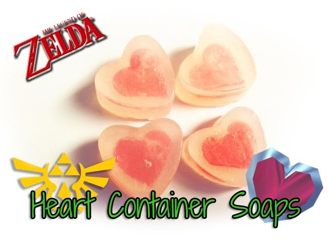 ♡DIY: Heart Container Soap♡-- Inspired By The Legend of Zelda