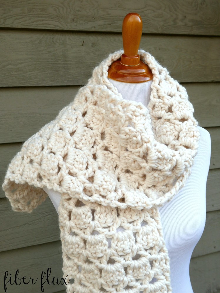 How To Crochet The Sugar Cookie Scarf, Episode 272