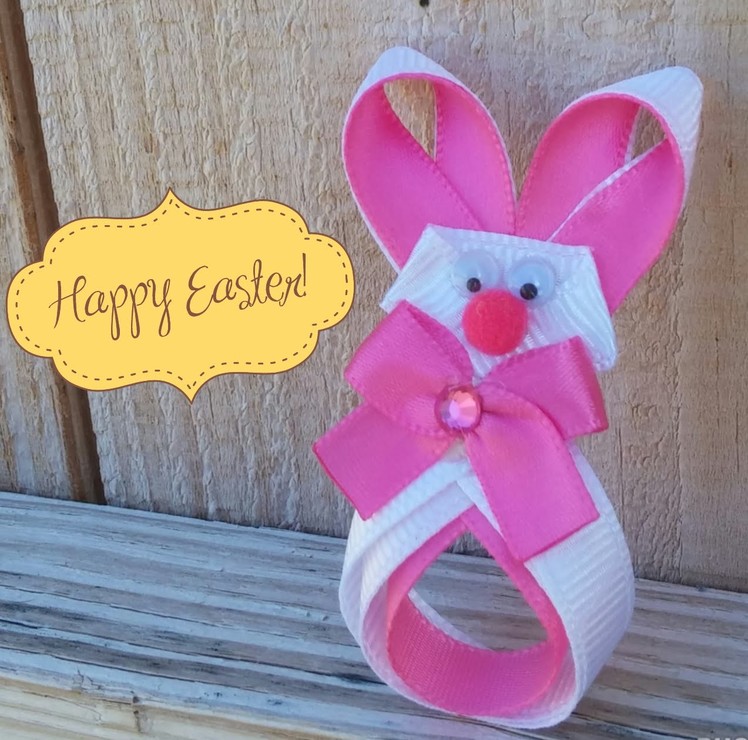 HOW TO: Make a "Easter Bunny" Hair-Clip