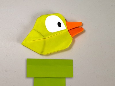 How to make an origami Flappy bird (Flappy bird game) (Henry Phạm)