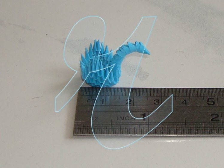 Make a Smallest 3D Origami Swan