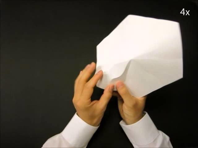 Making of a whipped cream shaped origami