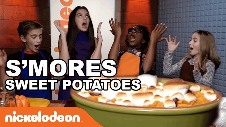 S’mores Mashed Sweet Potatoes w. Johnny Orlando & Lauren Orlando | Nick