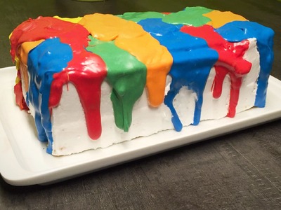 Colorful Rainbow Cake | Mac B Bakes The Cakes