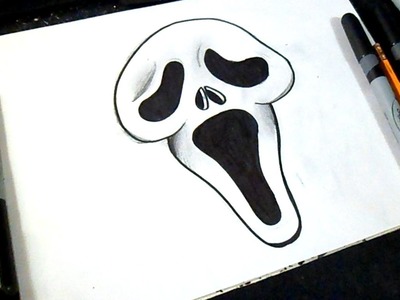 Cómo dibujar Rostro de Scream | ZäXx