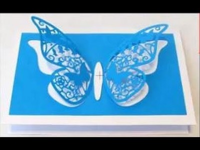 Create a Pop Out Butterfly and Flower Card