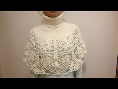 Crochet mix knit turtleneck gown size S (part 1)