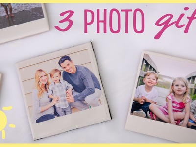 DIY | 3 Easy Photo Gifts (Great for Grandparents!!)