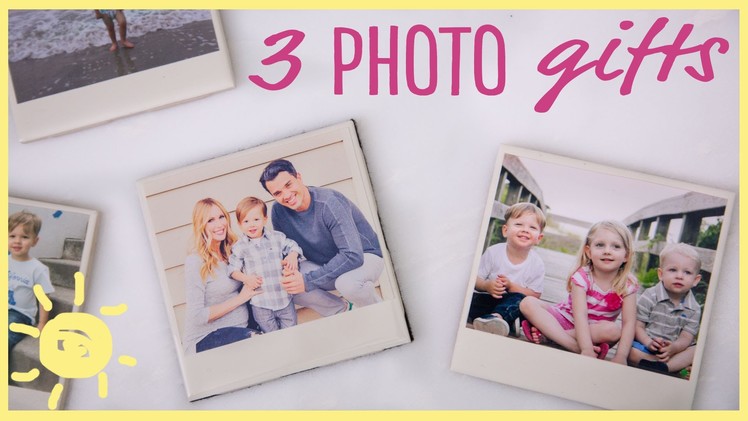 DIY | 3 Easy Photo Gifts (Great for Grandparents!!)