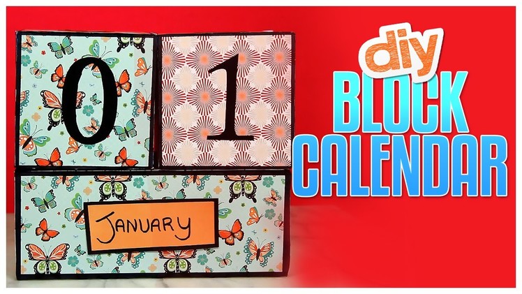 DIY Block Calendar - Do It, Gurl