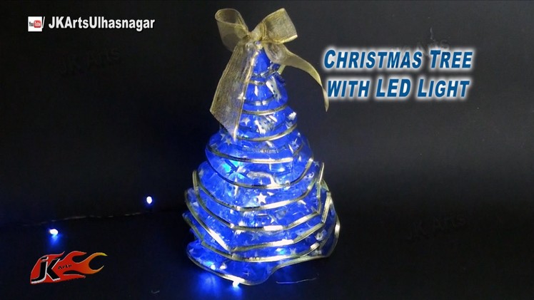 DIY Christmas Tree with LED Lights |How to make | JK Arts 811
