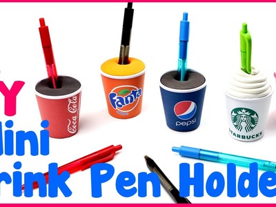 DIY Crafts: 5 Easy DIY Pen Miniature Drink Holders - Cool & Unique Craft Idea
