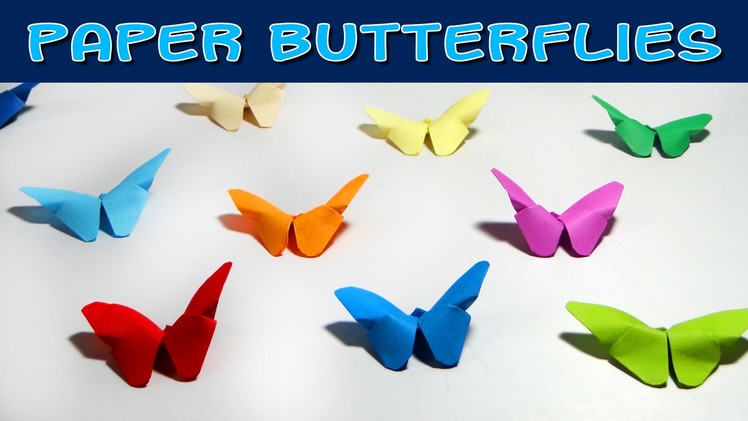 DIY Crafts - How to Make Origami Butterfly ( Very Easy )