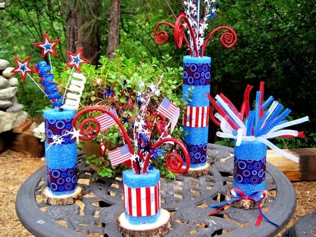 Firecrackers made with Pool Noodles ~ Featuring Miriam Joy