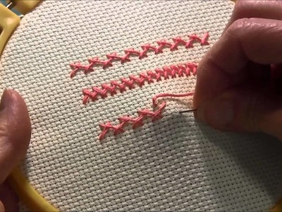 Herringbone Stitch (Embroidery Stitch)