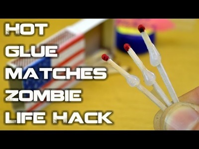 Hot Glue Matches - Instant Glue In 5sec Lifehack