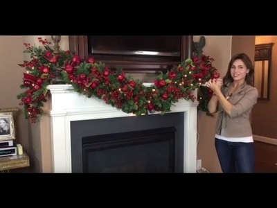 How To Create a Spectacular Christmas Garland for Your Mantel (Full Length)