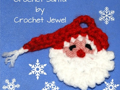 How to Crochet a Santa Ornament