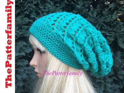 How To Crochet a Slouchy Hat Pattern #34│by ThePatterfamily