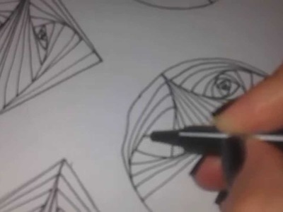 How to draw PARADOX tangle pattern
