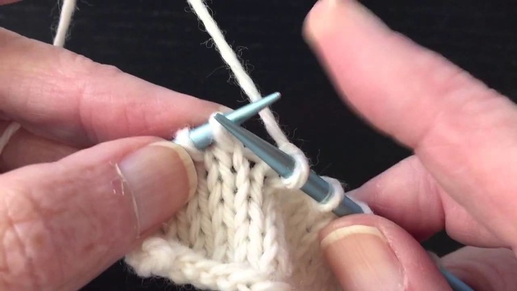How to Knit sl1-k2tog-psso