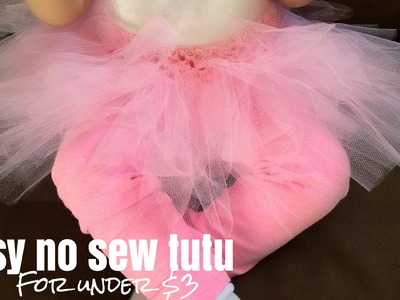 HOW TO l Cheap and easy tutu for $2.75