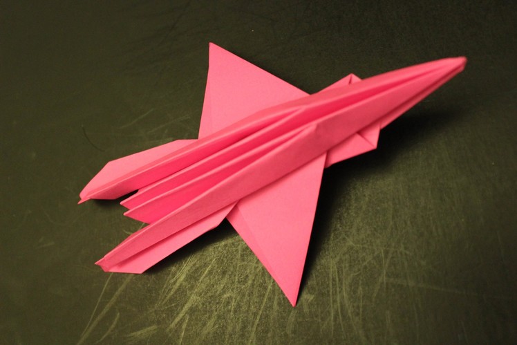 How to make a cool paper plane origami: instruction| Alien Airplane