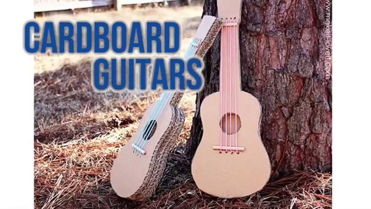 How to make a DIY Cardboard Guitar
